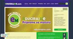 Desktop Screenshot of educirajme.com