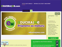 Tablet Screenshot of educirajme.com